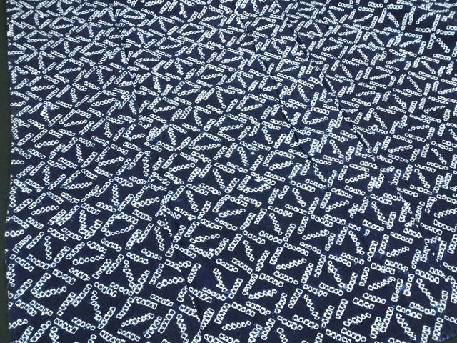 平和屋着物∴夏物 浴衣 有松鳴海絞り 抽象文様 綿 逸品 DABK1366cd