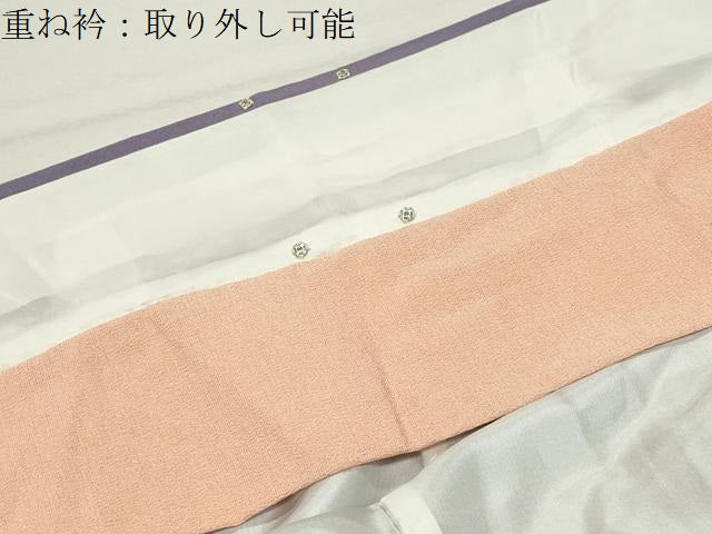 平和屋着物●京友禅伝統工芸士 坂東峰彩 訪問着 南天文 暈し染め 正絹 逸品 CABM4989gh