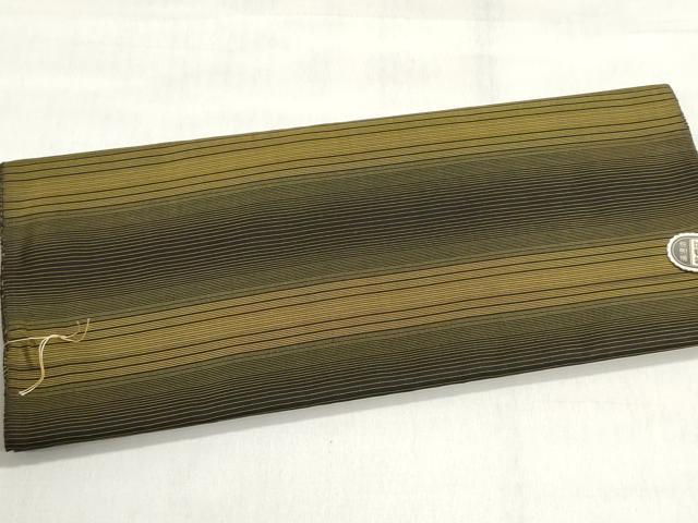 平和屋着物▼羽織・コート 反物 羽尺 横段文 逸品 未使用 DABJ9594we