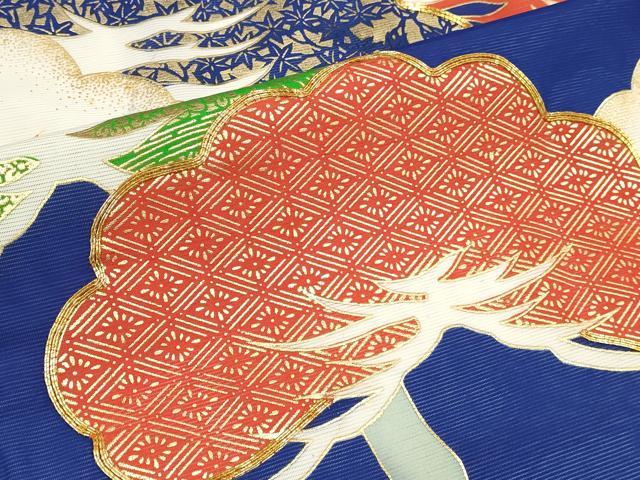 平和屋本店*夏物 お引きずり・お引き摺り・引き振袖 和装 結婚式 舞妓 芸妓 芸者 衣装 絽 駒刺繍 枝松文 金彩 DABK1438cd
