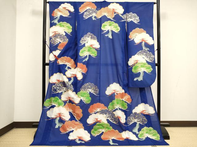 平和屋本店*夏物 お引きずり・お引き摺り・引き振袖 和装 結婚式 舞妓 芸妓 芸者 衣装 絽 駒刺繍 枝松文 金彩 DABK1438cd