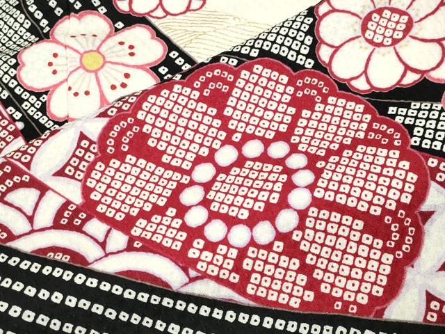 平和屋着物●豪華振袖 駒刺繍 舞花文 金彩 京都きもの友禅扱い 正絹 逸品 CABM5012gh