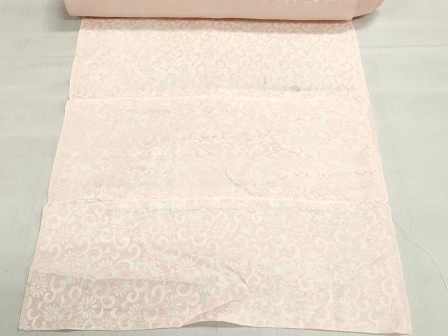 平和屋着物▼長襦袢 解き反物 着尺 花唐草文 逸品 DABJ9647we