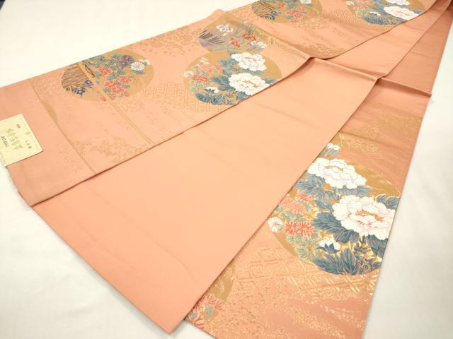 平和屋本店▼西陣 橋本テル織物謹製 六通柄袋帯 唐織 九百錦 琳派春秋文 本金箔 証紙付き 正絹 逸品 DABK5077ea