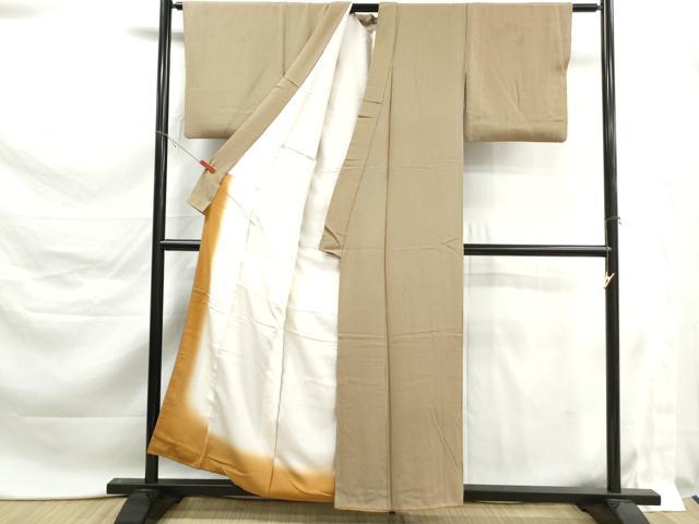 平和屋着物■江戸小紋 竹縞 正絹 逸品 DABK6203qa