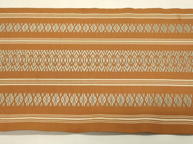 平和屋着物◎本場筑前博多織 八寸名古屋帯 献上 証紙付き 正絹 逸品 DABJ5897qp