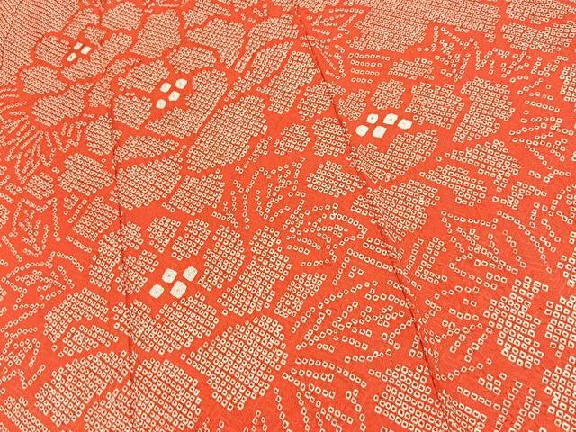 平和屋着物●豪華振袖 総絞り 籬牡丹文 正絹 逸品 BAAY9156yc