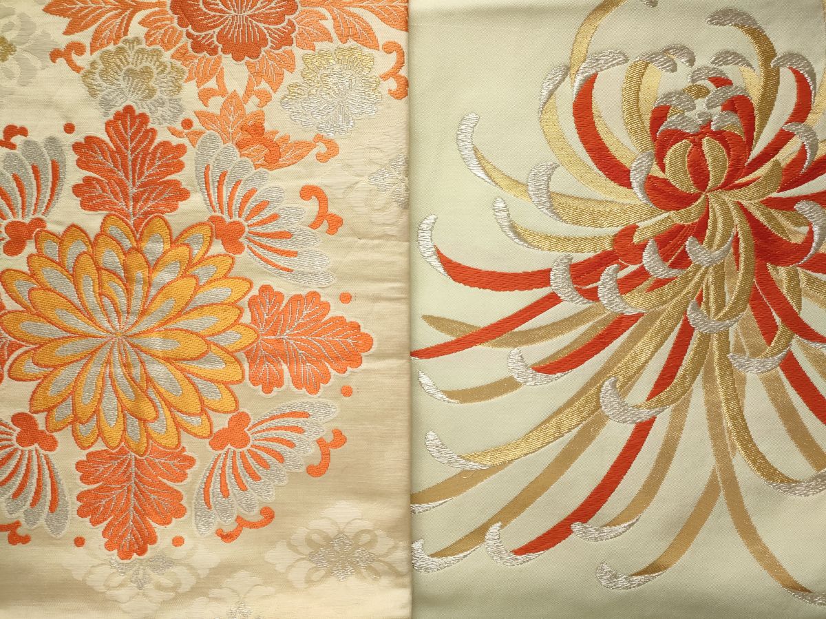 平和屋本店■名古屋帯 まとめて100点 乱菊 更紗 花柄 宝相華 手描き 駒刺繍 金銀糸 など 着用可能多数 未使用品あり 全て正絹 ppp0009