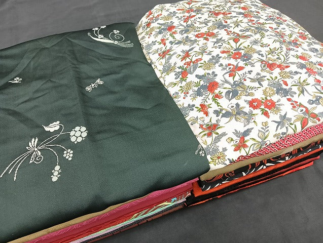 平和屋着物■道行コート まとめて 20点 蝶 薔薇 花柄 七宝 ろうけつ染め 相良刺繍 着用可能多数 未使用品あり 全て正絹 mmm1548
