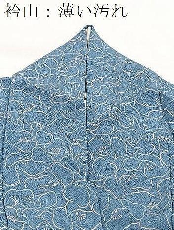 平和屋着物■上質な小紋 花尽くし 鬼しぼ縮緬 正絹 逸品 BAAY9264yc