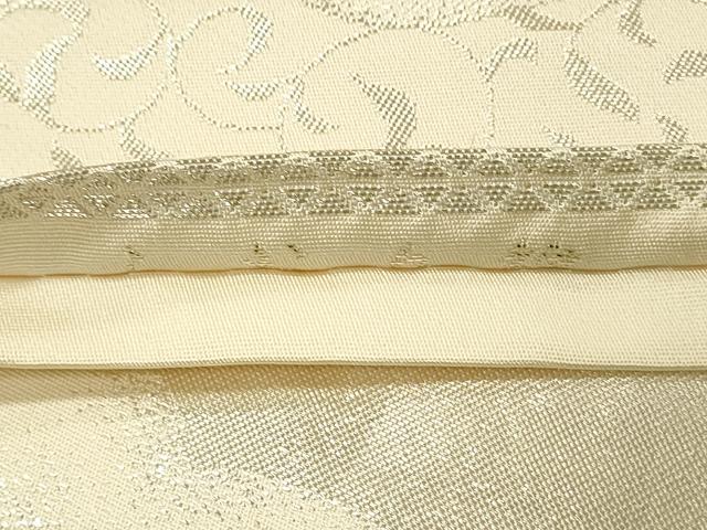 平和屋着物◎六通柄袋帯 舞蝶牡丹文 金銀糸 手織引箔 正絹 逸品 DABJ5950qp