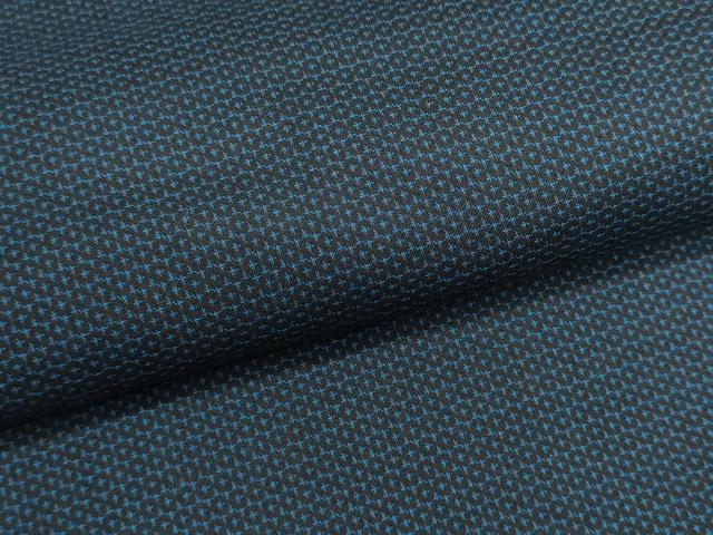 平和屋着物▼男性 紬 反物 着尺 アンサンブル 100亀甲 総詰め 逸品 未使用 DABJ9716we