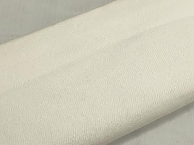 平和屋着物▼白生地 反物 着尺 生成り色 お召縮緬 逸品 未使用 DABJ9735we