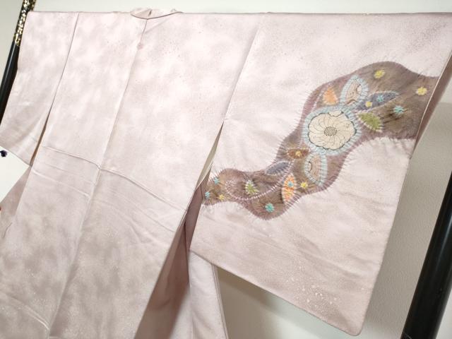 平和屋着物●訪問着 作家物 絞り 辻が花 金彩 正絹 逸品 DABK0784ud