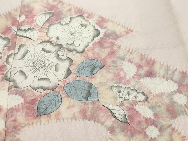 平和屋着物●訪問着 絞り 辻が花 正絹 逸品 DABK0786ud