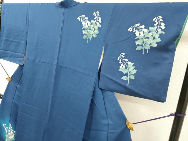 平和屋着物●訪問着 草花 暈し染 正絹 逸品 DABJ7837fe
