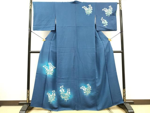平和屋着物●訪問着 草花 暈し染 正絹 逸品 DABJ7837fe
