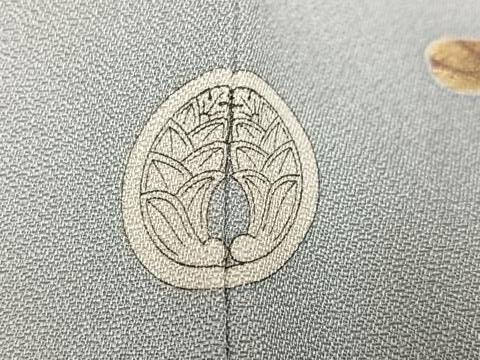 平和屋着物●訪問着 駒刺繍 草花船文 金彩 松坂屋扱い 正絹 逸品 AABN0458ph