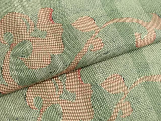 平和屋着物●名古屋帯 帯反物 紬地 抽象文様 逸品 DABJ9799we