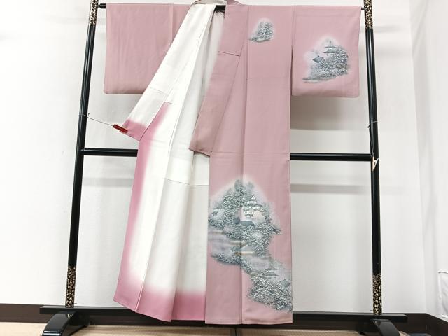 平和屋着物■訪問着 風景文 正絹 逸品 CABN2123xe