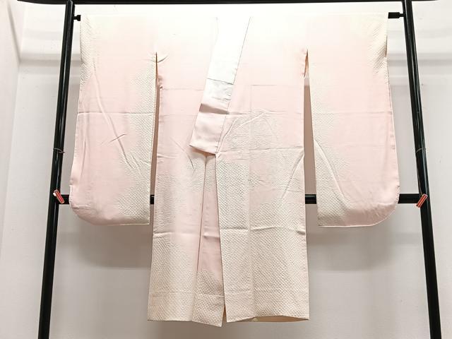 平和屋着物■振袖用長襦袢 袷 舞花地紋 暈し染め 正絹 逸品 CABN2132xe