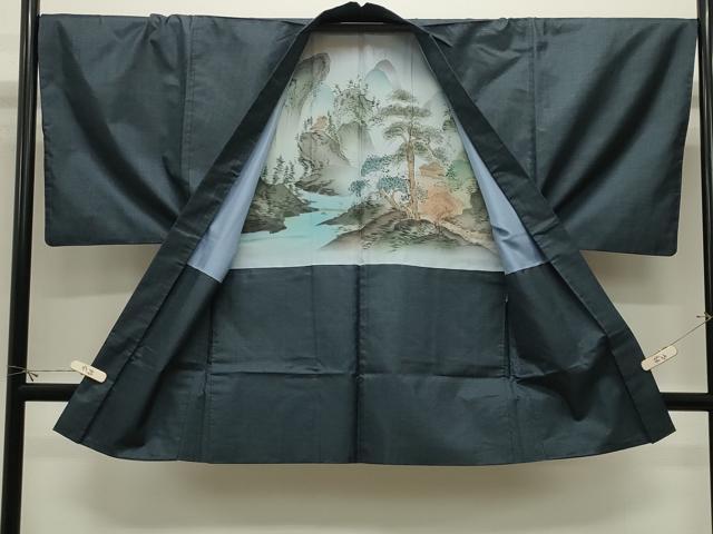 平和屋着物●男性 本場大島紬 アンサンブル 100亀甲 総詰め 正絹 逸品 CABM5183gh