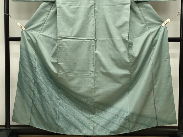平和屋着物●本場縞大島紬 訪問着 染大島 霞文 正絹 逸品 CABM5208gh