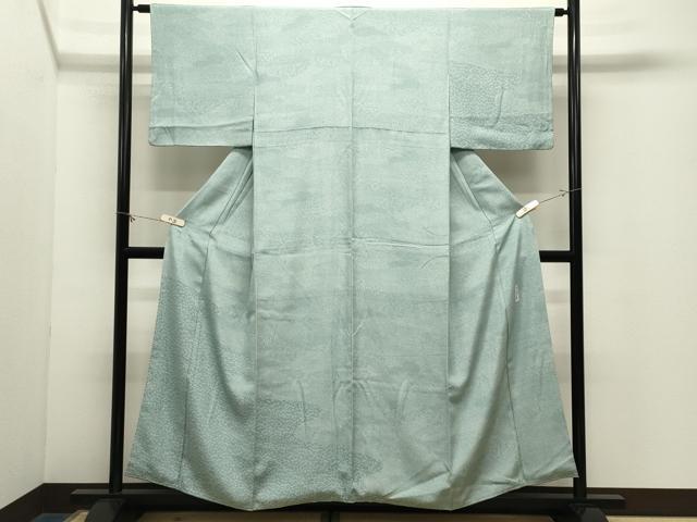 平和屋着物●訪問着 江戸小紋 手彫型本染 多賀良彦 寄せ小紋柄 正絹 逸品 CABM5206gh