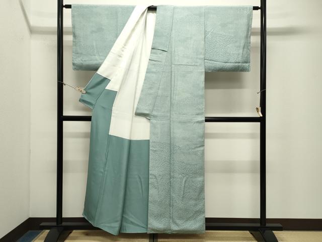 平和屋着物●訪問着 江戸小紋 手彫型本染 多賀良彦 寄せ小紋柄 正絹 逸品 CABM5206gh