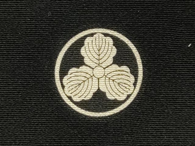 平和屋着物▼黒紋付 黒生地 反物 着尺 憲法染 檳榔子染 逸品 未使用 DABK9121zy