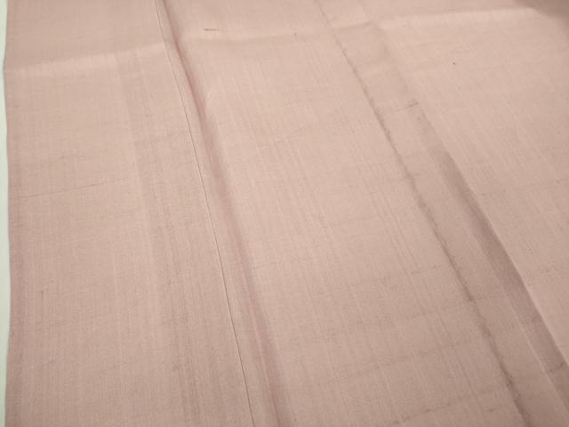 平和屋本店*極上 夏物 紬屋吉平 紗紬 色無地 撫子色 たとう紙付き 逸品 DZAA5583kh6