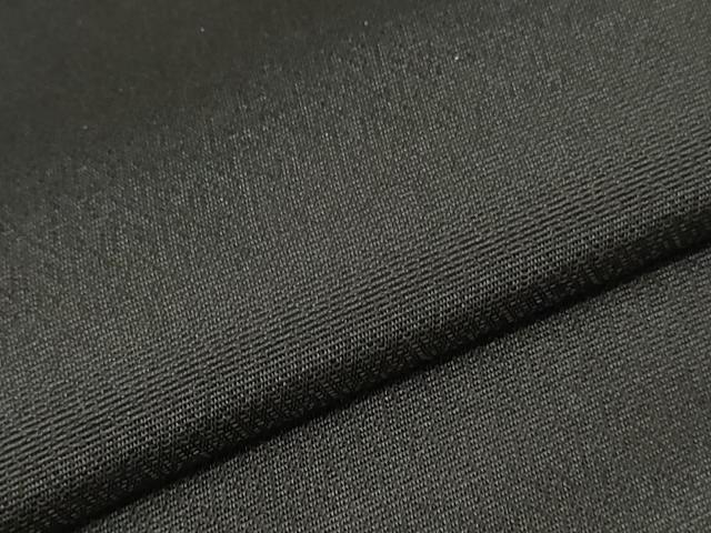 平和屋着物▼男性 黒紋付 黒生地 反物 着尺 逸品 未使用 DABK9249zy
