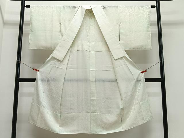 平和屋着物■長襦袢 無双仕立て 菊地紋 暈し染め 正絹 逸品 CABM6719ua