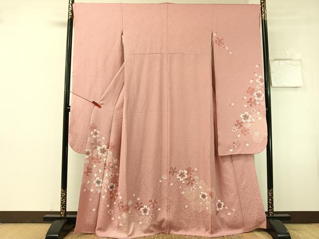 平和屋着物●豪華振袖 駒刺繍 舞桜 金彩 正絹 逸品 CABN3104vp