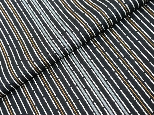 平和屋着物●上質な小紋 変わり縞 正絹 逸品 DABK0845ud