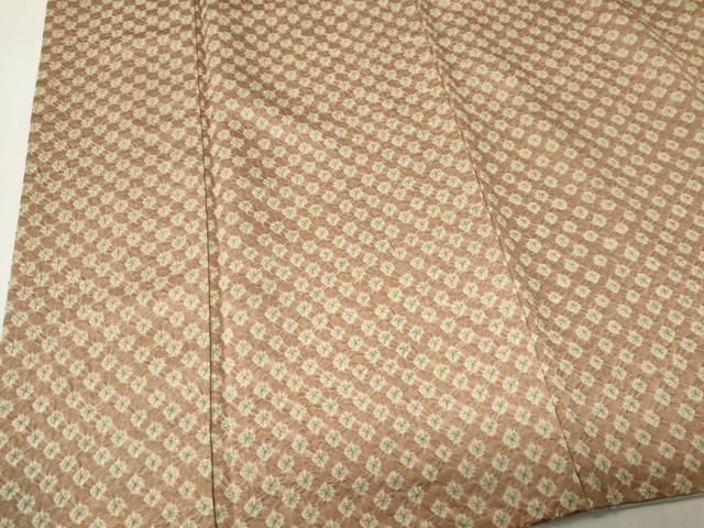 平和屋着物■上質な小紋 総絞り 霞文 正絹 逸品 CABL5821ou