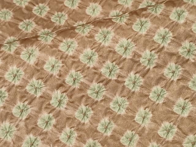 平和屋着物■上質な小紋 総絞り 霞文 正絹 逸品 CABL5821ou