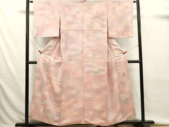 平和屋着物■上質な小紋 作家物 霞文 暈し染め 正絹 逸品 DABK9776cd