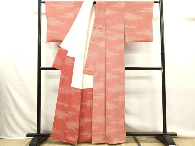 平和屋着物■江戸小紋 作家物 大小霰 正絹 逸品 DABK9779cd