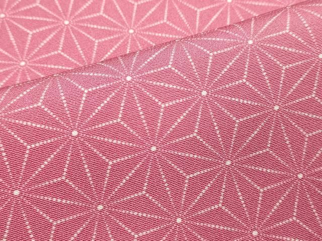 平和屋着物■上質な小紋 麻の葉文様 正絹 逸品 DABK9789cd