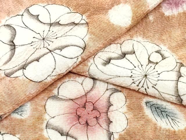 平和屋着物▼付下げ 反物 着尺 絞り 辻が花 逸品 未使用 DABK9285zy