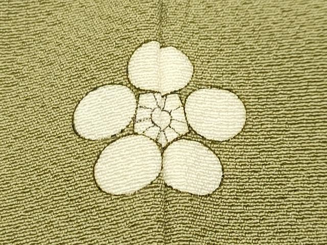 平和屋着物●上質な色無地 作家物 本茶四度染 根岸色 正絹 逸品 CABM5276gh