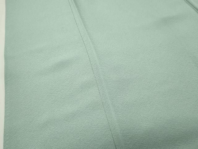 平和屋着物●上質な色無地 錆青磁色 正絹 逸品 CABM5283gh