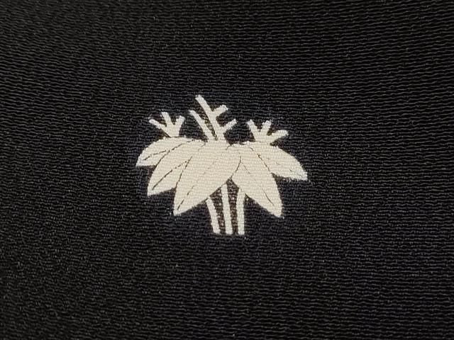 平和屋着物■豪華黒留袖 駒刺繍 孔雀花文 牡丹 金彩 正絹 逸品 DABL3026qa