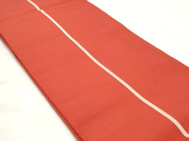 平和屋着物◎本場筑前博多織 半幅帯 献上 証紙付き 正絹 逸品 DABK8788cm
