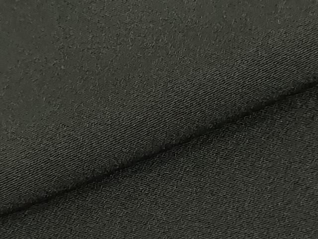 平和屋着物▼黒紋付 黒生地 反物 着尺 甲州優秀黒紋付染 藍下黒染 逸品 未使用 DABK9392zy