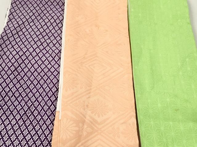 平和屋着物▼和装小物 重ね衿・伊達衿 まとめて20点 紗綾形 花唐草文 花菱文 麻の葉文様 金糸 未使用品あり 逸品 DABK7130xg