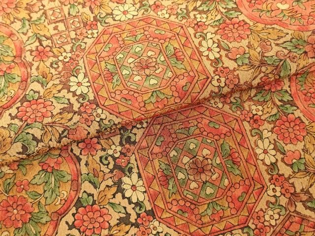 平和屋着物▽上質な小紋 単衣 飾花文 正絹 逸品 DABL4060cd
