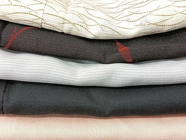 平和屋着物■夏物 小紋 絽 紗 まとめて20点 花柄 金銀彩 着用可能多数 全て正絹 mmm1639