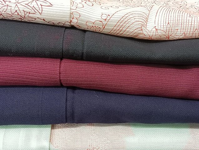 平和屋着物■夏物 小紋 絽 紗 まとめて20点 花柄 金銀彩 着用可能多数 全て正絹 mmm1639